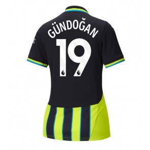 Manchester City Ilkay Gundogan #19 Gostujuci Dres za Ženska 2024-25 Kratak Rukavima